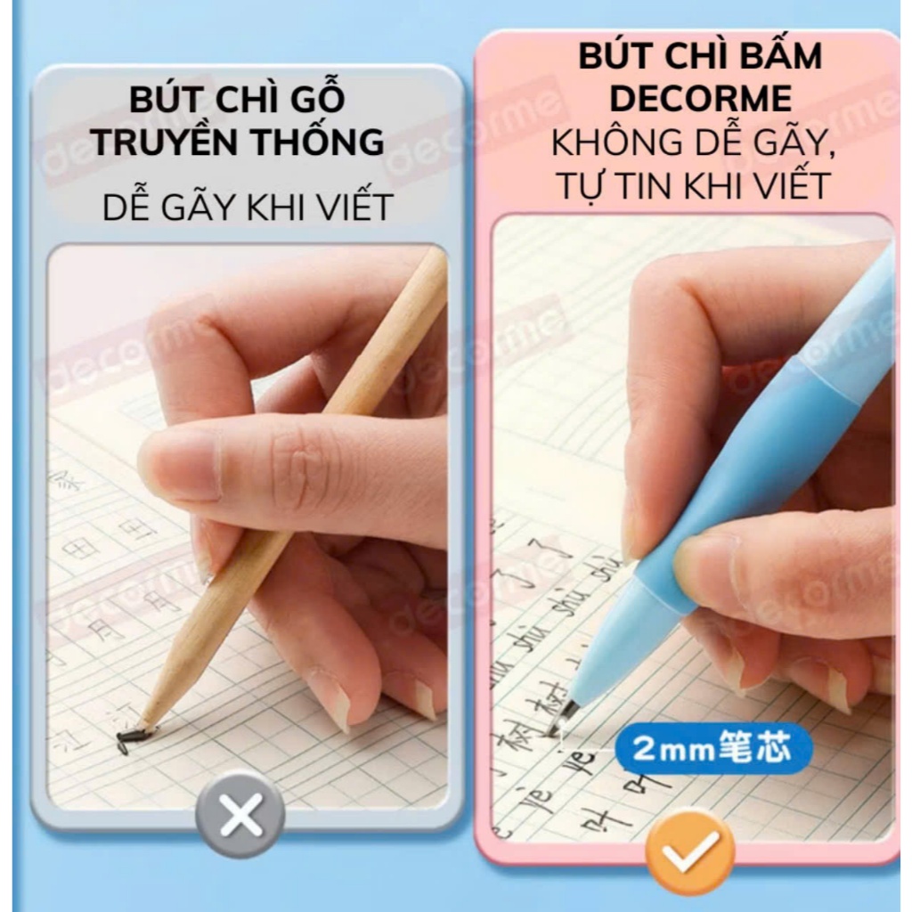 mẫu mới""BÚT CHÌ 2B MẪU CÁ HEO