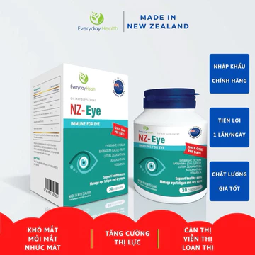 Nhập khẩu chính hãng Viên uống bổ mắt NZ EYE Bổ Sung vitamin Giúp sáng mắt, tăng cường sức khỏe mắt