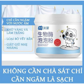 Bột Tẩy Trắng Enzyme Sinh Học, Đánh Bay Vết Bẩn, Khử Vết Ố Vàng Trên Quần Áo, Làm Sạch Giày Dép, An Toàn Cho Da
