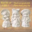 Bộ tượng tô màu CÁC NÀNG CÔNG CHÚA bằng thạch cao 3D kích thước 17-25 cm cho bạn thoải thức sáng tạo