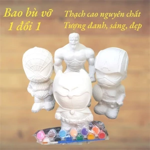 Bộ 4 tượng thạch cao siêu anh hùng cho bạn sáng tạo và xả stress