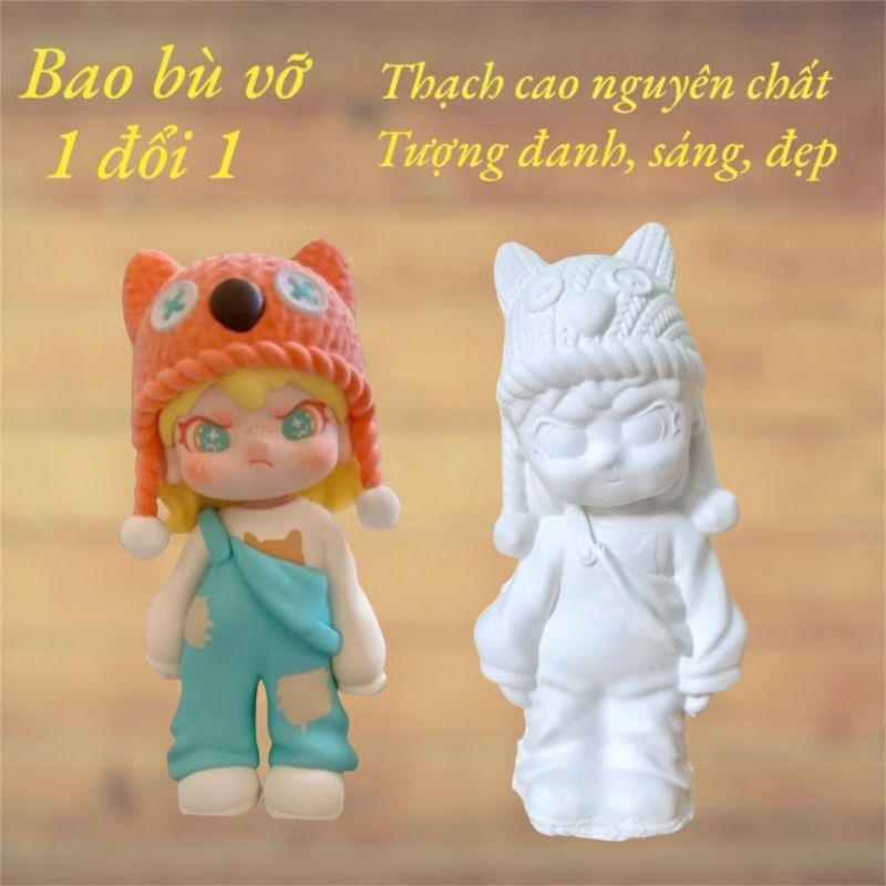 [Tặng dây màu 6 khi mua từ 2 tượng] Tượng tô màu thạch cao 3D cao từ 17 đến 25 cm cho bạn thoải thức sáng tạo