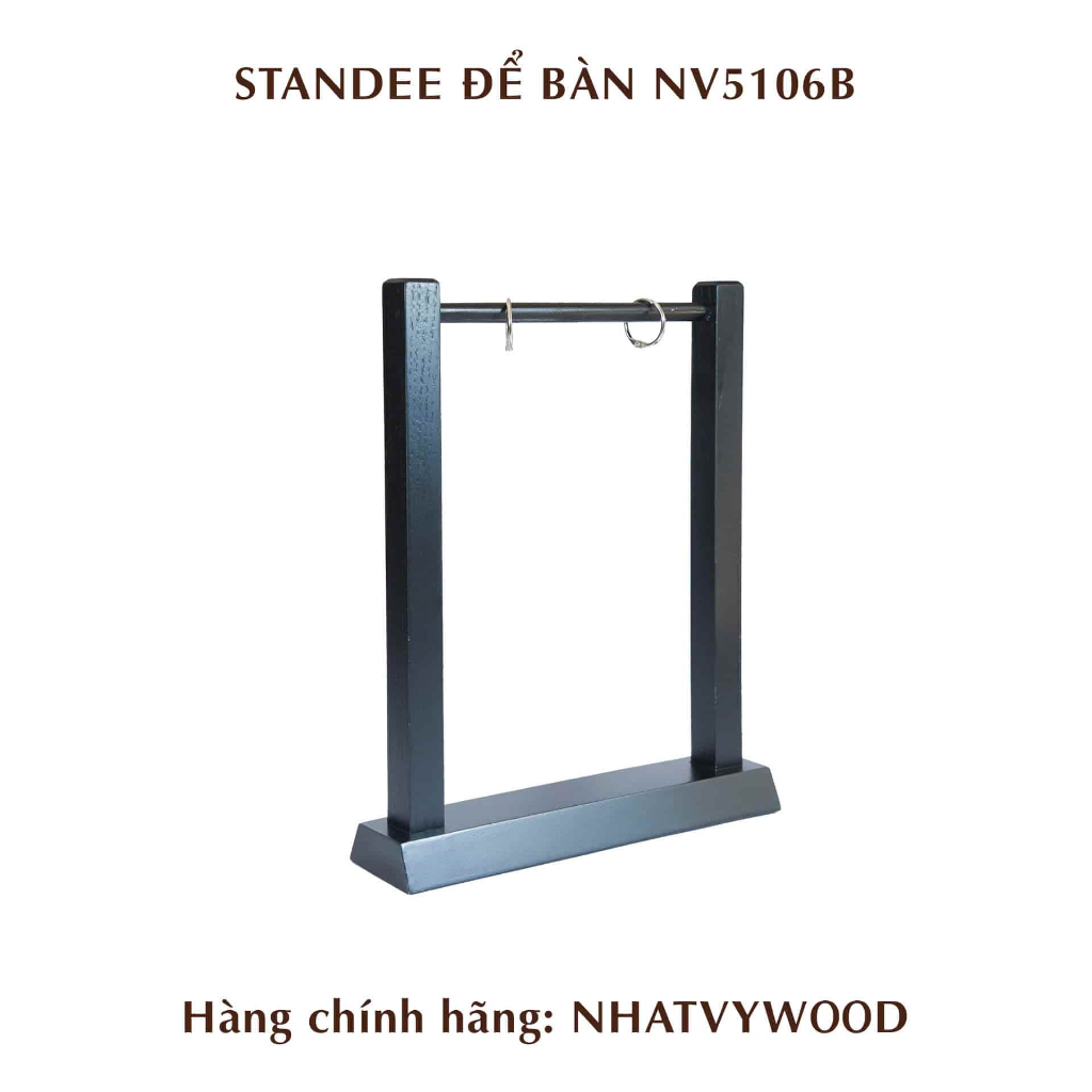 Standee Để Bàn A5, Khung Bảng Menu Gỗ Để Bàn Kiểu Treo Cho Quán Cafe hay Quảng Cáo NHATVYWOOD NV5106B