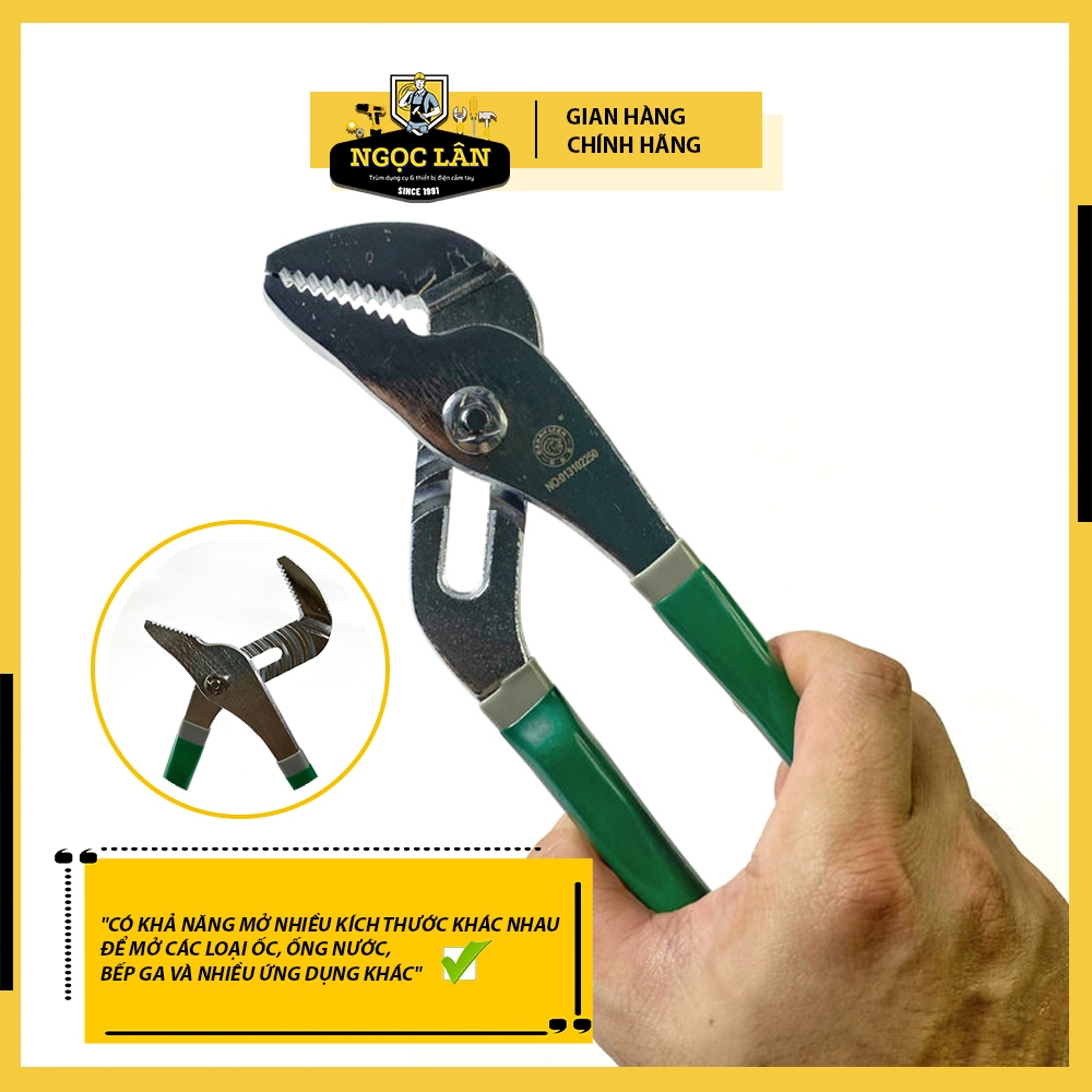 Combo Kìm bấm chết 10 inch có bọc tay cầm và Kìm mỏ quạ 10/12inch sửa chữa điện nước