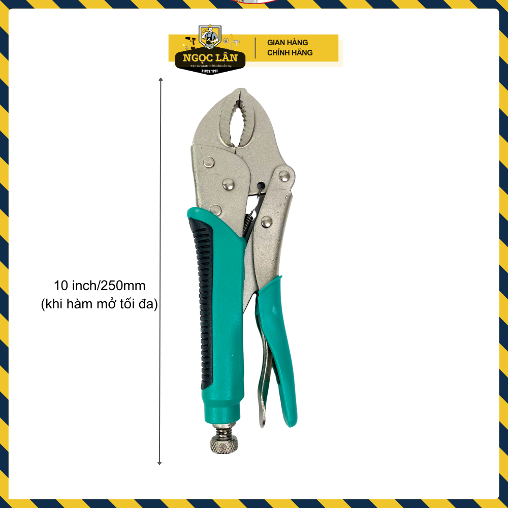 Combo Kìm bấm chết 10 inch có bọc tay cầm và Kìm mỏ quạ 10/12inch sửa chữa điện nước