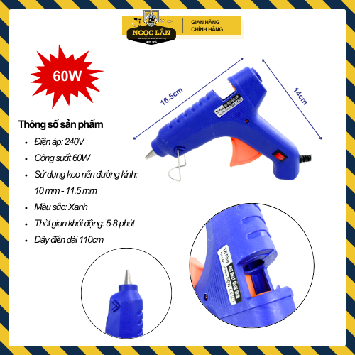Combo Kìm bấm ghim u và dụng cụ bắn keo nến làm giỏ quà, thủ công mỹ nghê (Kèm 10 nến)