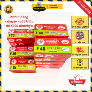 Đinh công nghiệp, đinh thẳng bấm gỗ F15-F20-30-F40-F50 (Hàng công ty xuất khẩu)