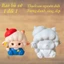 Bộ tượng tô màu CỪU DỄ THƯƠNG bằng thạch cao 3D kích thước 17-25 cm cho bạn thoải thức sáng tạo