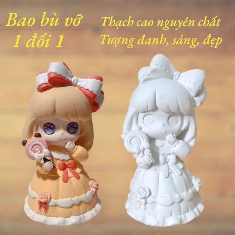 [Được chọn mẫu] Bộ tượng tô màu CÁC NÀNG CÔNG CHÚA bằng thạch cao 3D kích thước 17-25 cm cho bạn thoải thức sáng tạo