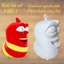 Bộ tượng tô màu CHỦ ĐỀ ĐỘNG VẬT bằng thạch cao 3D kích thước 17-25 cm cho bạn thoải thức sáng tạo