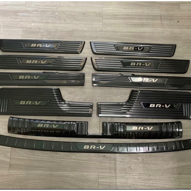 Ốp bậc cửa, Chống trầy cốp xe Honda BRV 2023-2025 (Hàng Cao Cấp)