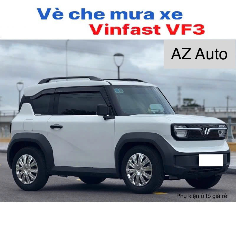 Vè che mưa xe Vinfast VF3 nhựa đen ABS (Hàng cao cấp)