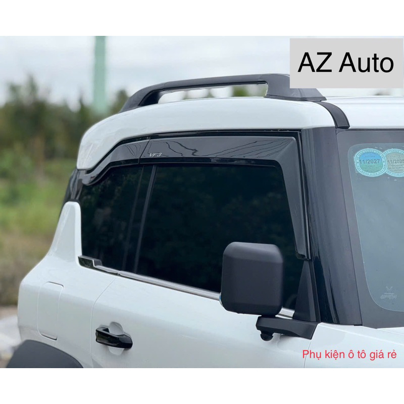 Vè che mưa xe Vinfast VF3 nhựa đen ABS (Hàng cao cấp)