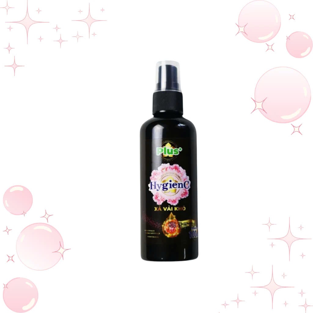 Ảnh Combo 2 : 1 Chai Xịt Vải Dạng Khô 100ml và 1 Chai Nước Rửa Chén 400ml - HygienC Plus 3
