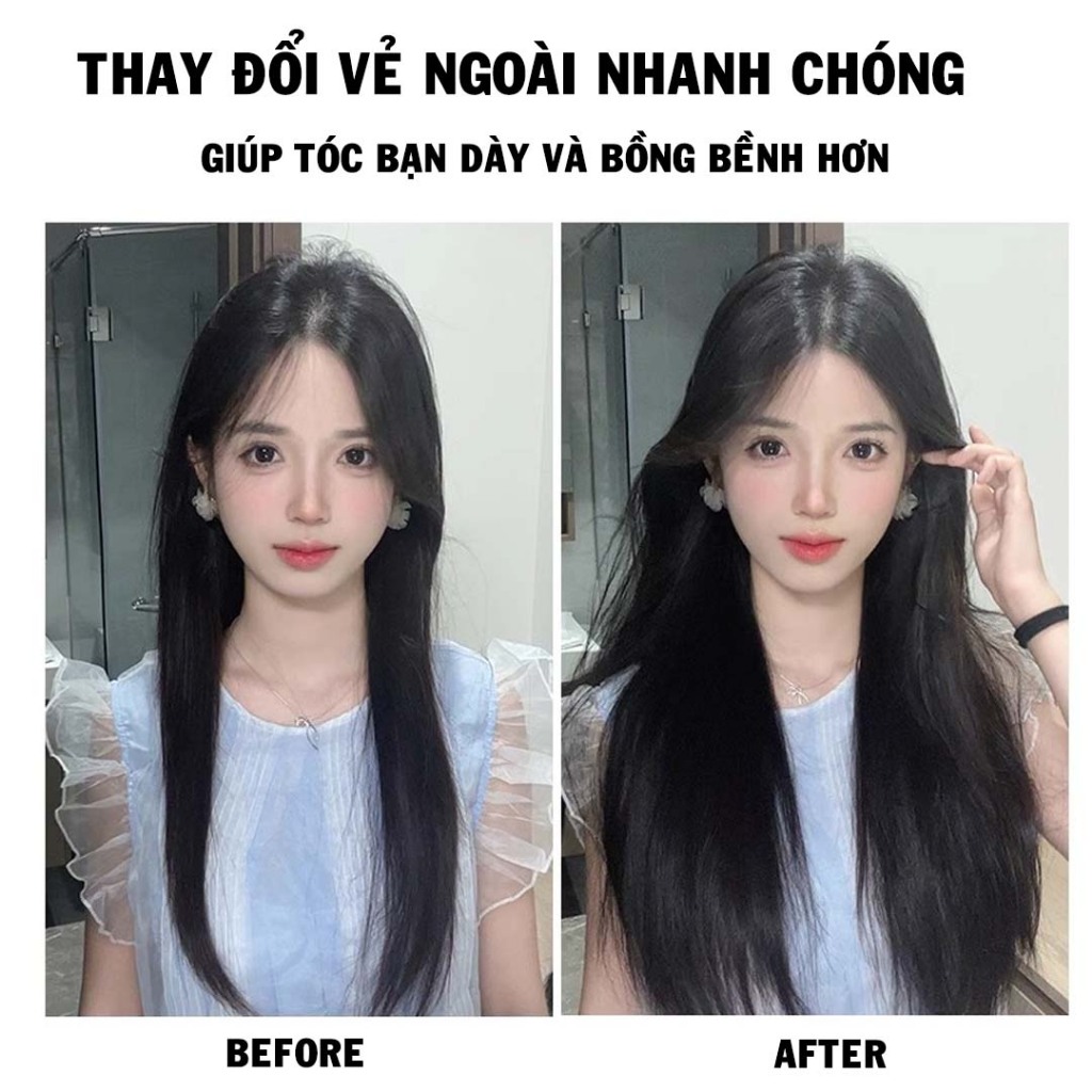 Tóc Giả Mảnh Kẹp iAn 40 Gram – Nhẹ Nhàng, Tự Nhiên, Dễ Dàng Biến Hóa