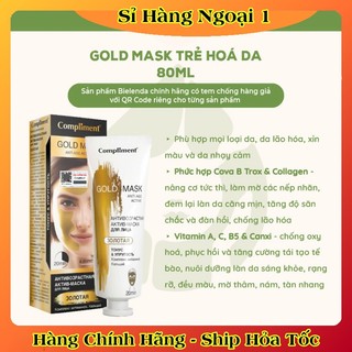 Mặt nạ đất sét Compliment detox da, làm sáng, kiềm dầu, se khít lỗ chân lông 80ml của Nga