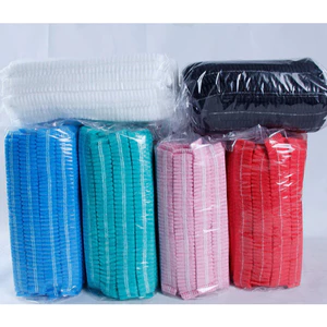 Combo 100 cái nón chùm đầu con sâu dùng trong spa, y tế - dùng trong thực phẩm.