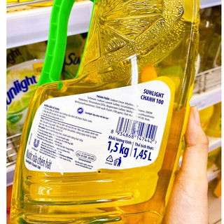 Nước rửa chén bát Sunlight chanh 100 can 1,5kg