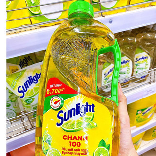 Nước rửa chén bát Sunlight chanh 100 can 1,5kg