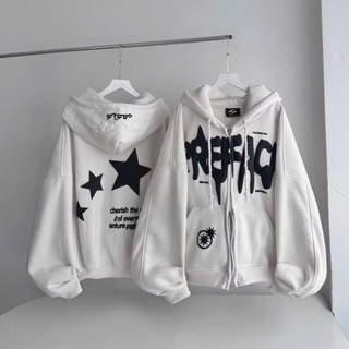 ÁO KHOÁC HOODIE NỈ NÓN TO 2 LỚP VẢI CHÍNH FORM RỘNG DỄ MẶC THOÁNG MÁT IN CHỮ PREFACE NỔI BẬT PHÙ HỢP THỜI TRANG