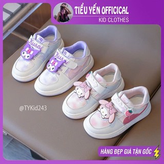 Giày dép trẻ em, Giày thể thao bé gái hoạt hình Kuromi, My Melody size 21-30 G243 | Tiểu Yến KID