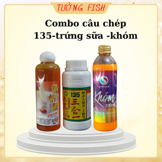 Combo siêu chép: Tinh mùi 135 + Trứng Sữa + Tinh chất khóm