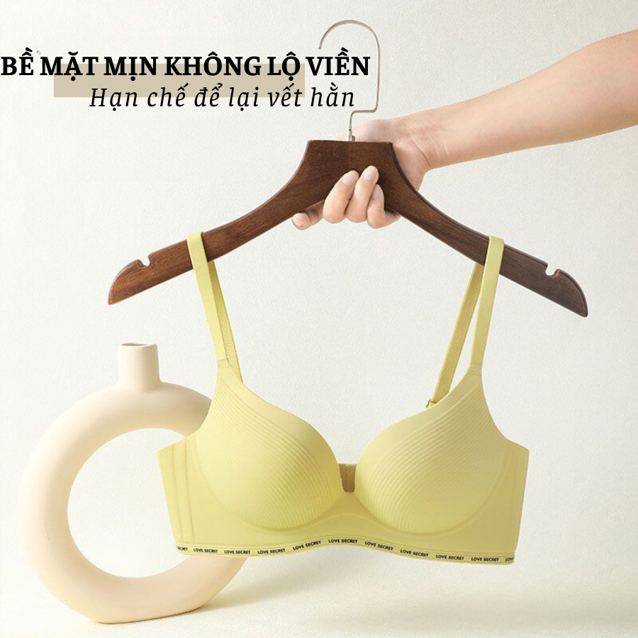 Áo Ngực Đúc Su Non Cúp Ngang Quả Tròn Có Đệm Nâng Ngực DORIS 3413