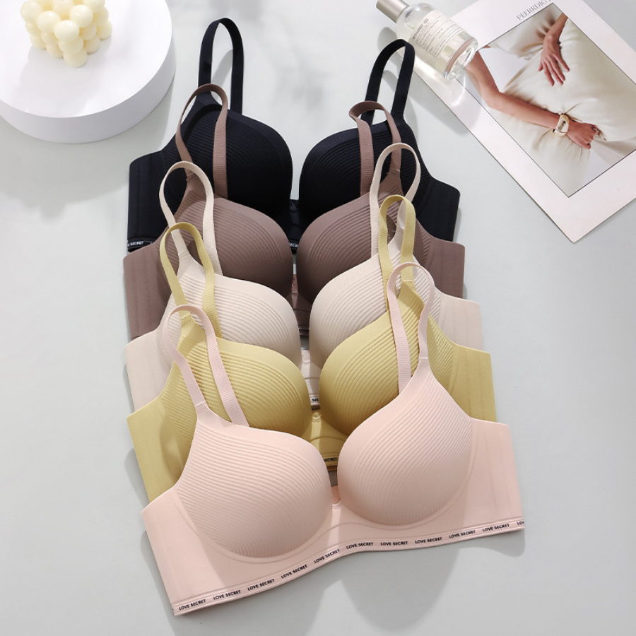 Áo Ngực Đúc Su Non Cúp Ngang Quả Tròn Có Đệm Nâng Ngực DORIS 3413