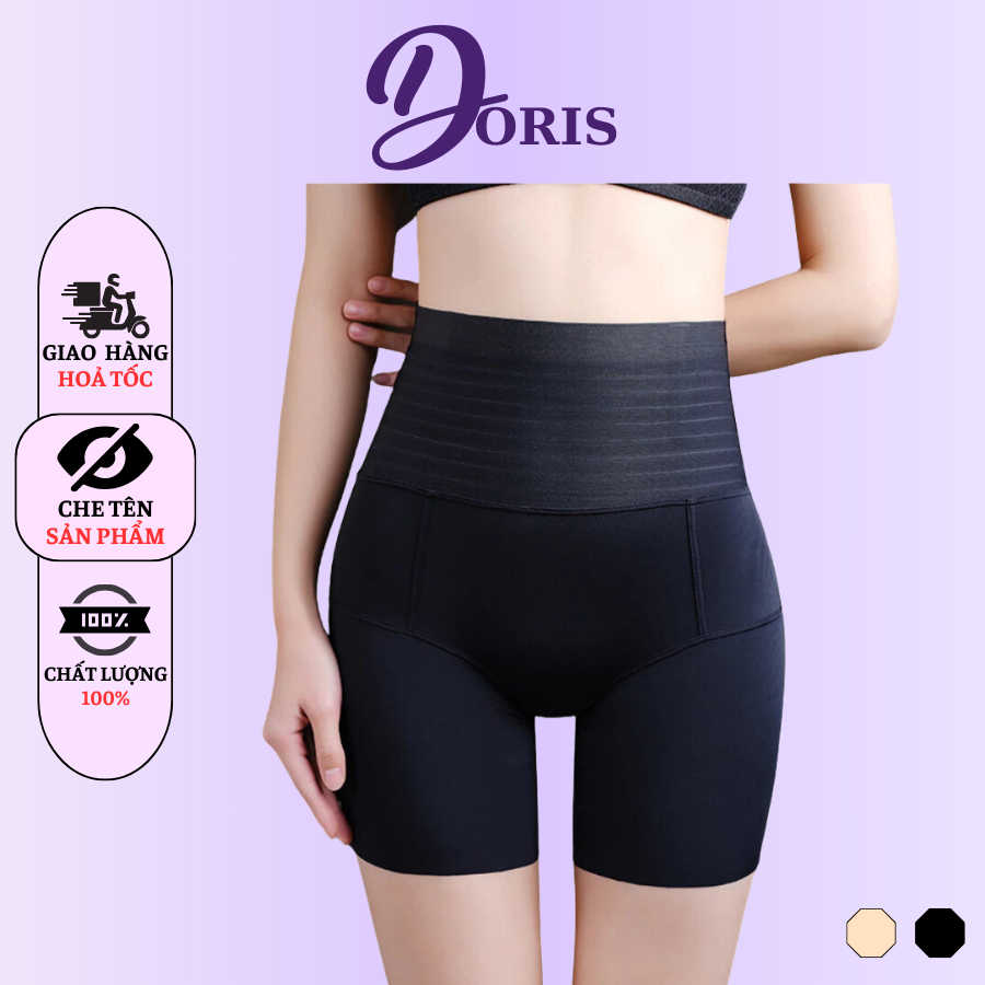 Quần Gen Nịt Bụng Tàng Hình Mặc Váy Nâng Mông Kháng Khuẩn Định Hình Eo DORIS 667