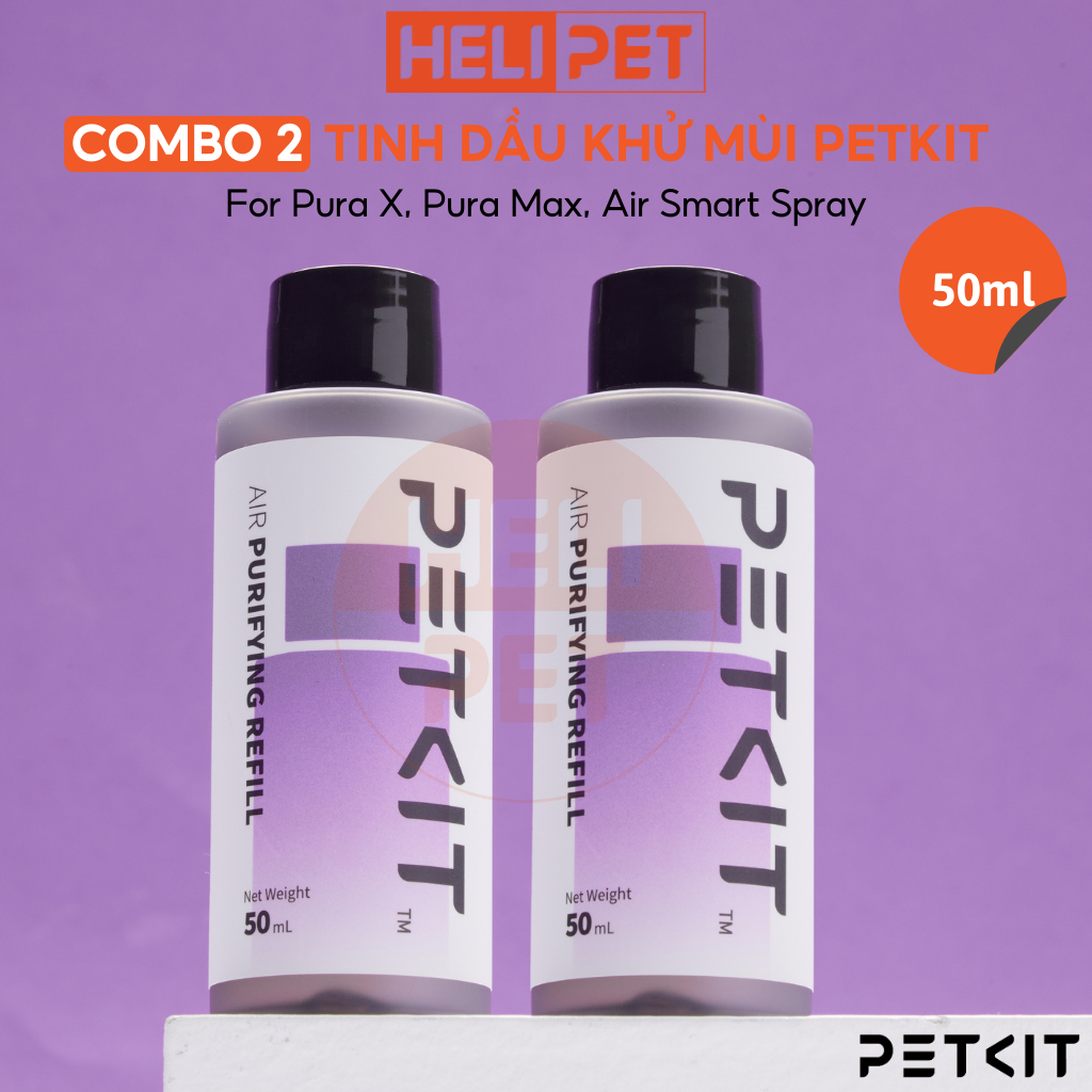 Ảnh [COMBO 2] Tinh Dầu Dùng Cho Máy Vệ Sinh Tự Động Cho Mèo PETKIT Pura Max - HeLiPet 1
