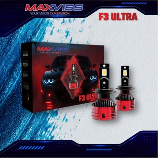Bóng đèn LED siêu sáng Maxviss F3 - TĂNG SÁNG - GIỮ ZIN ĐĂNG KIỂM THOẢI MÁI - BẢO HÀNH 2 NĂM | Phụ kiện ô tô ADG