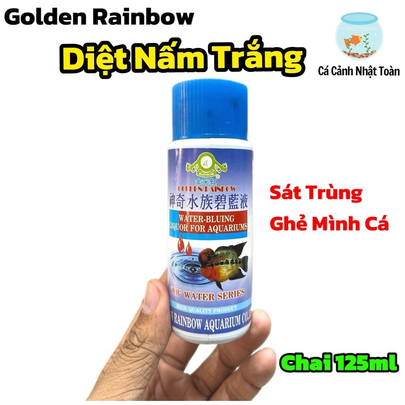 HỖ TRỢ CÁC VẤN ĐỀ NẤM TRẮNG CHO CÁ GOLDEN RAINBOW 125ML