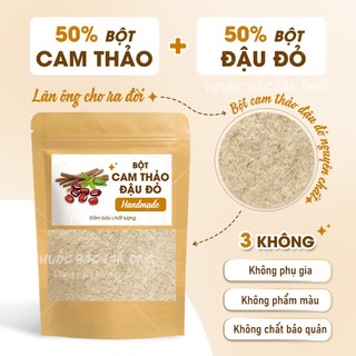 Bột cam thảo đậu đỏ 1kg dưỡng trắng, tẩy da chết nhẹ, mờ thâm, dưỡng da trắng hồng