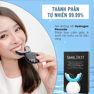 Máy Làm Trắng Răng SMILEKIT S5 Giúp Răng Trắng Sáng, Không Gây Ê Buốt, Chắc Khỏe Từ Sâu Bên Trong