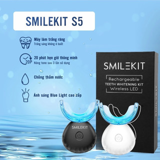 Máy Làm Trắng Răng SMILEKIT S5 Giúp Răng Trắng Sáng, Không Gây Ê Buốt, Chắc Khỏe Từ Sâu Bên Trong