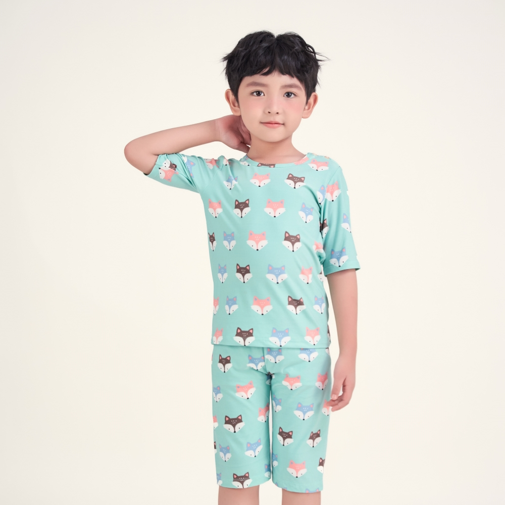 Ảnh Bộ thun lửng cổ tròn cho bé, họa tiết đặc trưng cho mùa Giáng Sinh KTL019W31 2