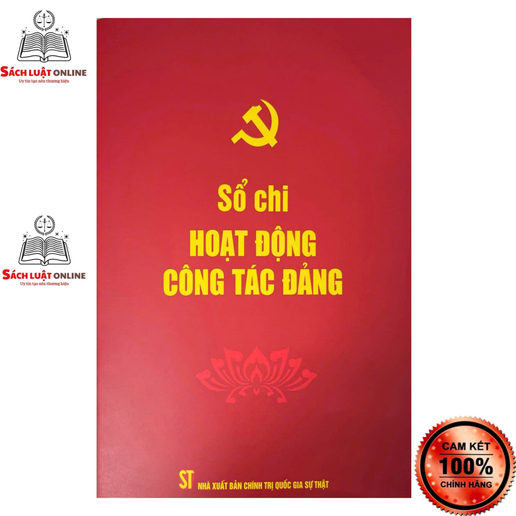 Sổ - Sổ chi hoạt động công tác đảng