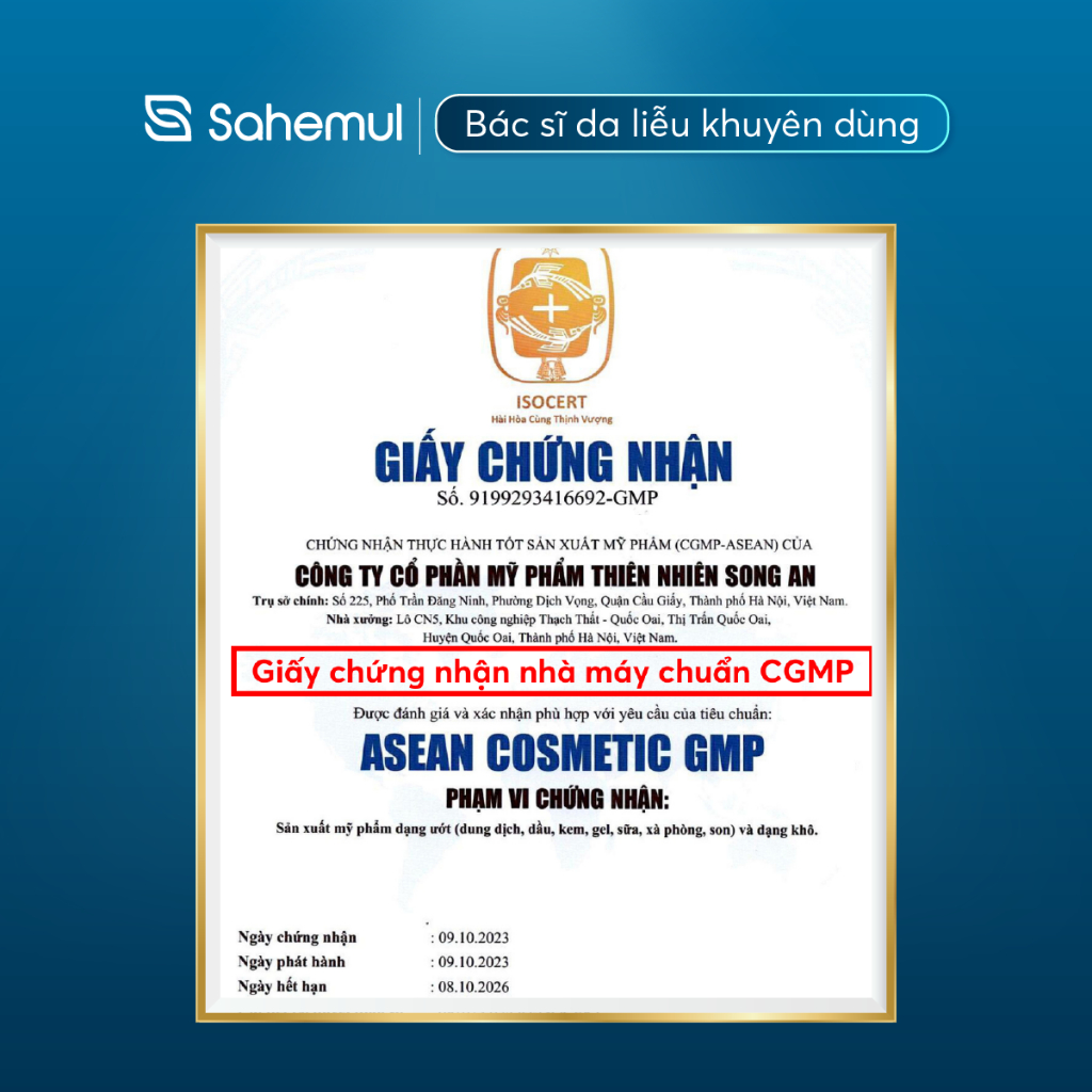 Ảnh Kem Chấm Mụn Sahemul Giảm Mụn Viêm, Mụn Bọc, Mụn Mủ, Mụn Trứng Cá Hiệu Quả Nhanh 20gr 2