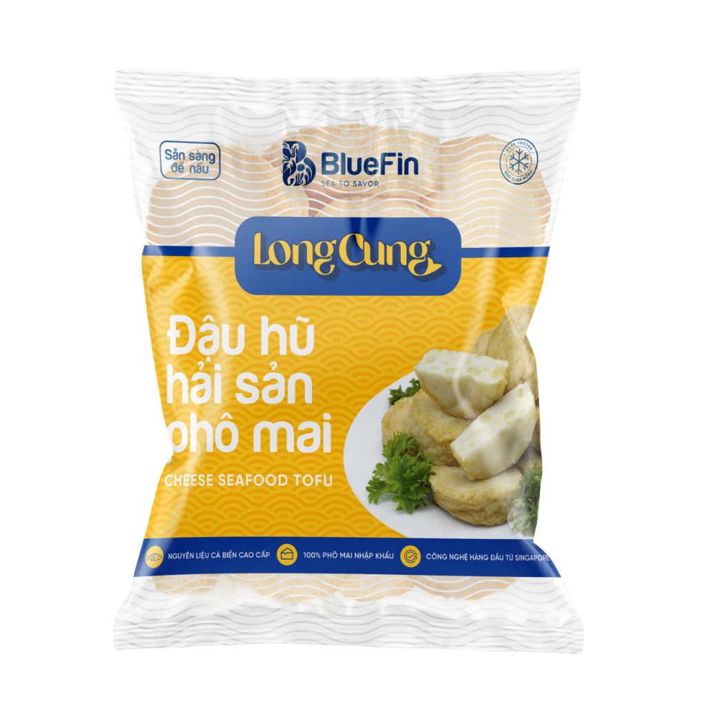 Đậu hũ hải sản phô mai BLUEFIN 200g - Thơm ngon hấp dẫn, lựa chọn số 1 cho bữa ăn gia đình Việt