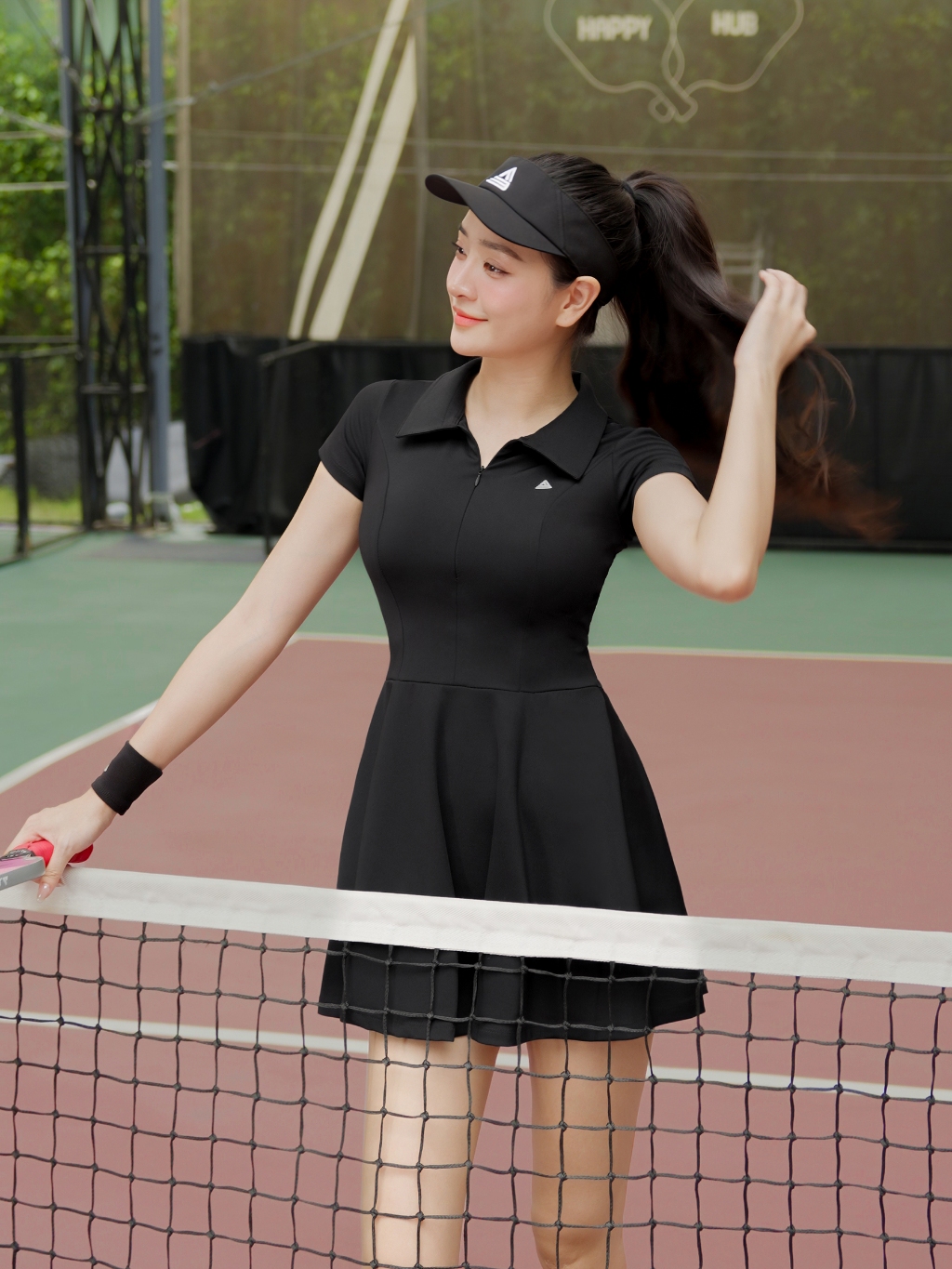 Ảnh Váy tennis thể thao nữ Fitme GOC pickleball tặng kèm quần bảo hộ chất liệu thun co giãn thoáng khí DTNN01 2