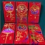 Set 6 Bao Lì Xì Đỏ Chữ Nổi Câu Chúc Nhũ Kim Tuyến Ngũ Sắc In Nổi 3D Cao Cấp Bìa Cứng Dày Dặn Lì Xì 2026 BỐ KHỦNG LONG