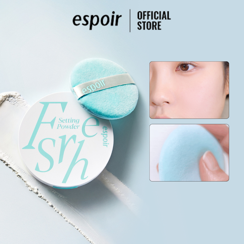 Ảnh Phấn Phủ Nén Kiềm Dầu Espoir Fresh Setting Powder 9g 1