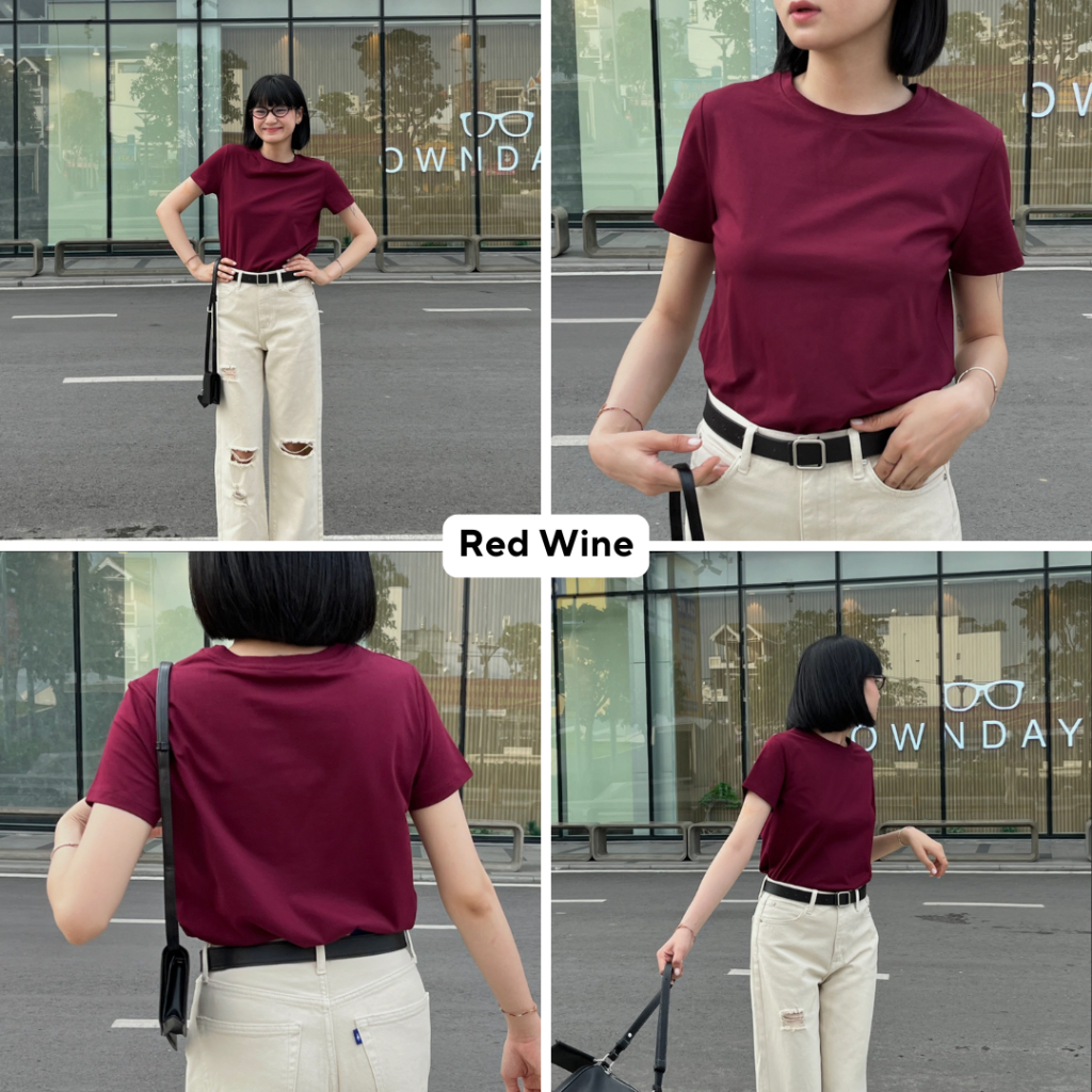 Ảnh TheBlueTshirt - Áo thun tay ngắn trơn cho nữ - Hero T - Women 2