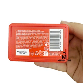 Sáp vuốt tóc Schwarzkopf OSiS+ Mighty Matte Strong Cream 100ml