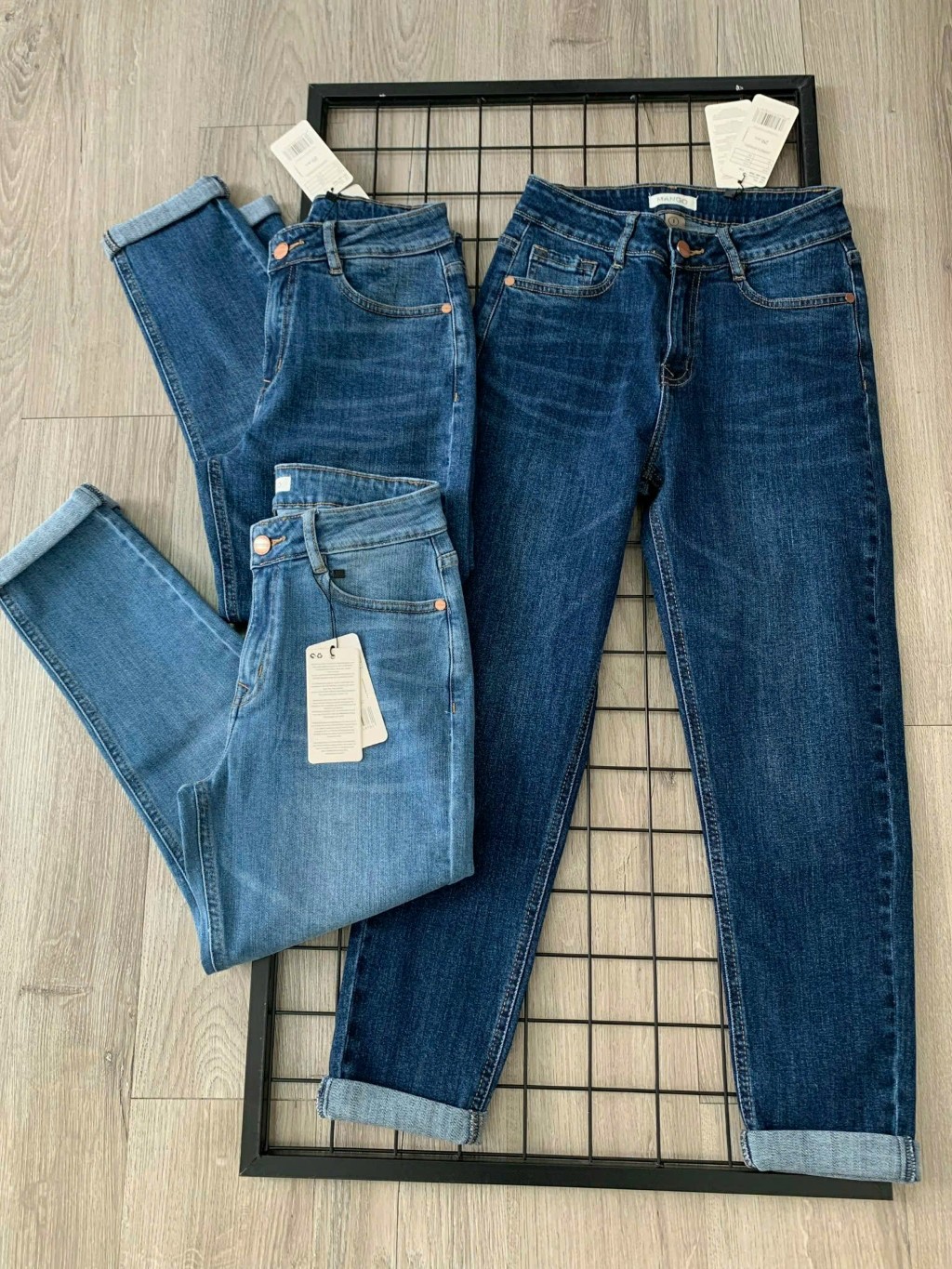 Ảnh Quần jean baggy 9 tấc phom đẹp thời trang chất co giãn Callene (XK700) 3