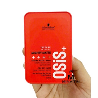 Sáp vuốt tóc Schwarzkopf OSiS+ Mighty Matte Strong Cream 100ml