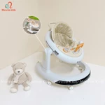 Xe tập đi Honper 3in1 có nhạc và đèn cho bé 6M+, xe tập đứng thiết kế xoay tròn 360 độ - Monnie Kids — ảnh 7