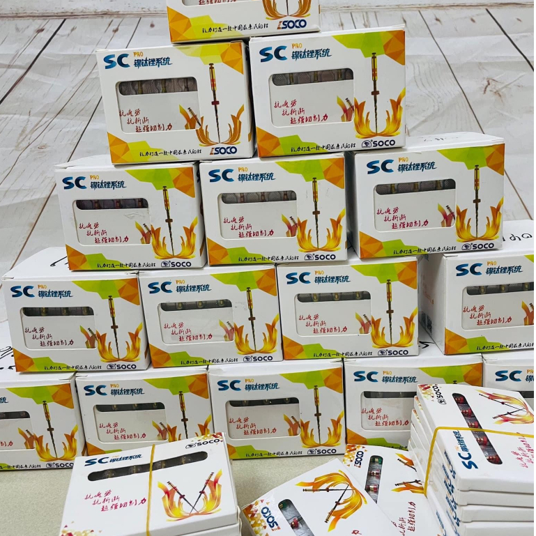 File máy nội nha SC PRO - file máy dẻo - trâm máy kháng gãy- Hàng chính ...