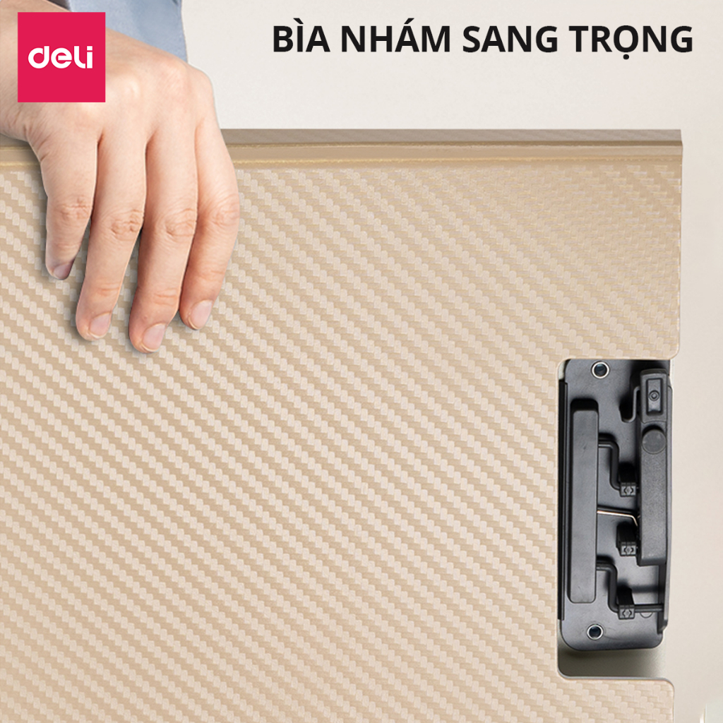 [VOUCHER 20%]Bìa Trình Ký Nhựa A4 Deli Đôi Bìa Kẹp Nhựa Tài Liệu Kẹp Hồ Sơ A4 Hai Mặt Pastel Học Sinh Văn Phòng