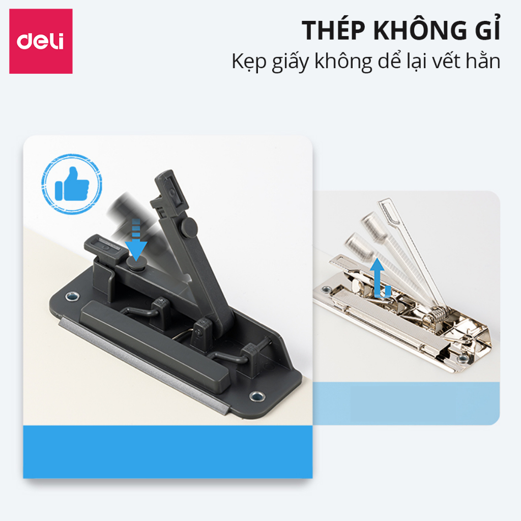 [VOUCHER 20%]Bìa Trình Ký Nhựa A4 Deli Đôi Bìa Kẹp Nhựa Tài Liệu Kẹp Hồ Sơ A4 Hai Mặt Pastel Học Sinh Văn Phòng